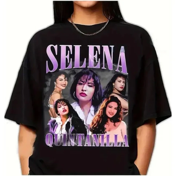 Selena Graphic Print Short Sleeve T-Shirt