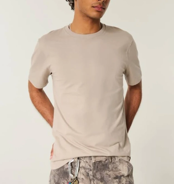Hollister Men's Classic Fit Crew T-Shirt