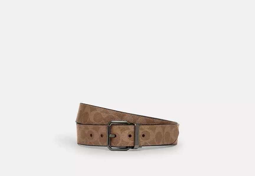 Roller Buckle Cut-To-Size Reversible Belt, 38 Mm