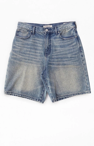 Medium Indigo Tint Baggy Denim Shorts