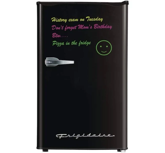 Frigidaire 3.2-Cu.-Ft. 65-Watt Eraser-Board Door Retro Compact Fridge