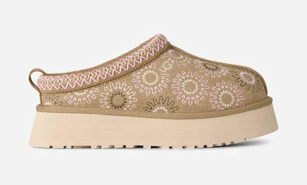UGG Women's Tazz Sun Stitch Leather Mules