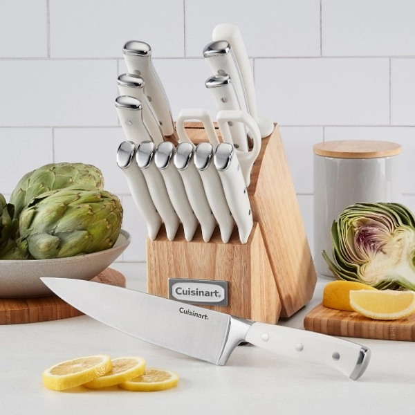 Cuisinart Triple Rivet Knife Block, Set of 15