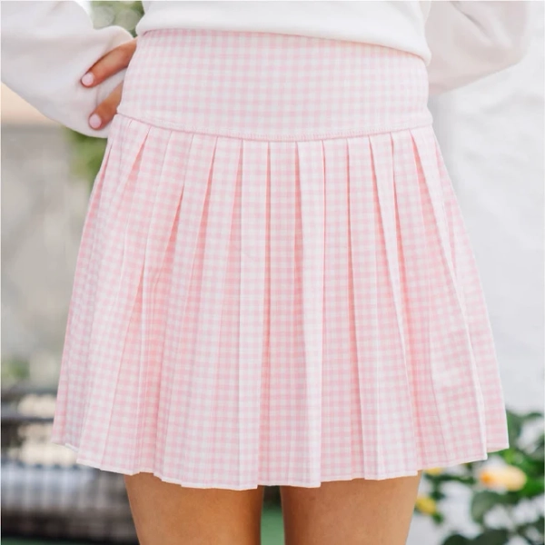Girls Mila Gingham Skort