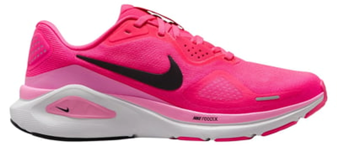 Nike Women's Structure 26 Running Shoes, Size 7, Hot Pink/Black