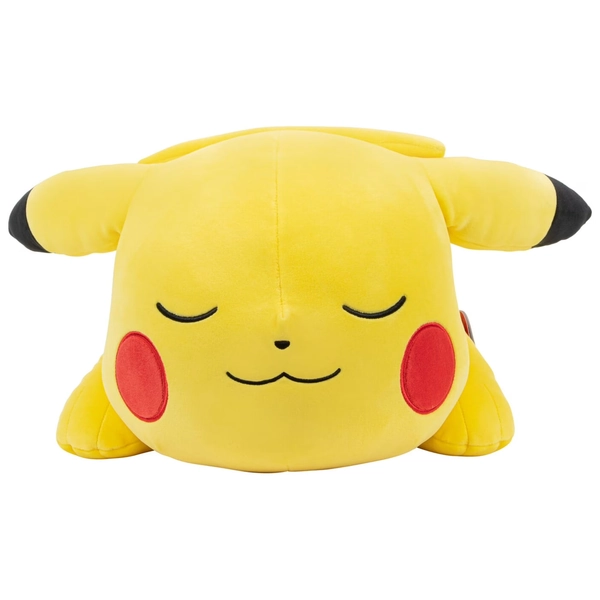 Pokemon 18” Plush Sleeping Pikachu - Cuddly- Must Have for Pokémon Fans- Plush for Traveling, Car Rides - Walmart.com