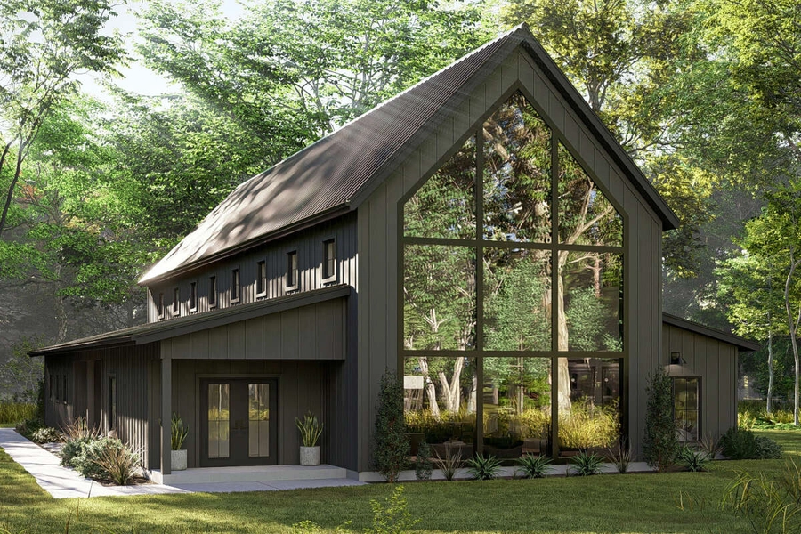 Barndominium Plan - 3,486 Square Feet, 5 Bedrooms, 3.5 Bathrooms | Floor Plan #963-01249 | America's Best House Plans