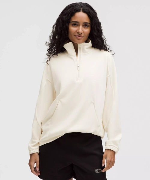 Softstreme Half-Zip *Long - Light Ivory - S