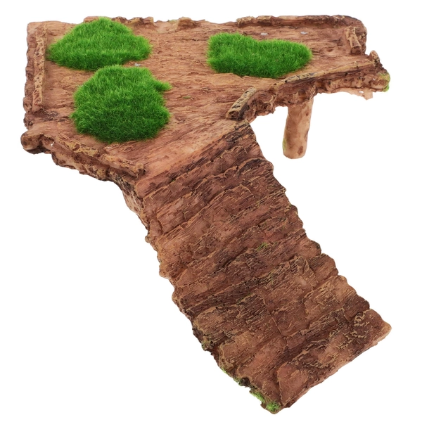 LABSERRON Turtle Accessories For Tank 1Pack Resin Basking Rock For Reptile Pets Stone Like Shape 19.0X14.5X5.5In - Walmart.com