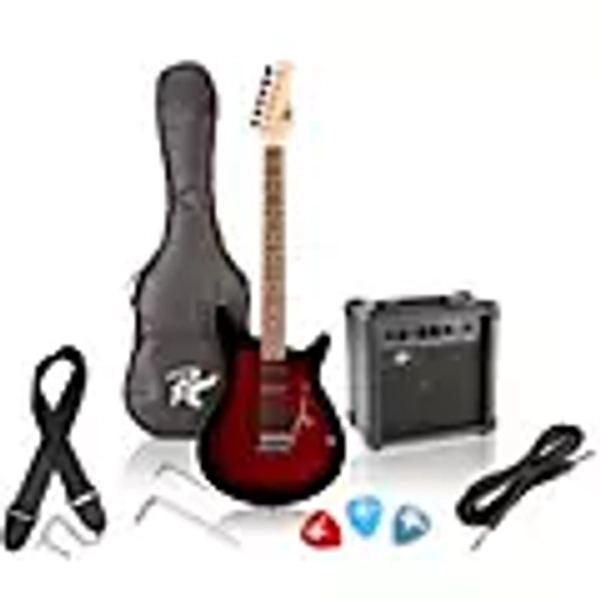 Rogue Rocketeer Electric Guitar Pack Red Burst