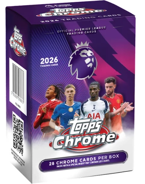 2026 Topps Chrome Premier League Soccer Blaster Box