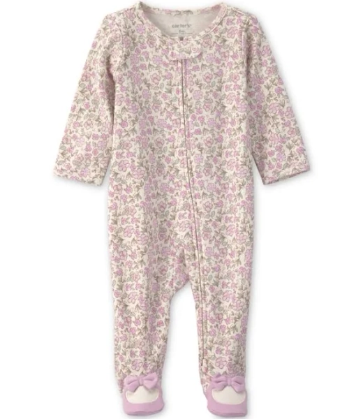Carter's Baby Girl's Floral Snug Fit Sleep & Play