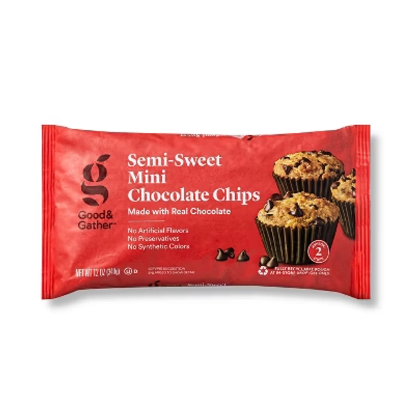 Semi Sweet Mini Chocolate Morsels - 12oz - Good & Gather™
