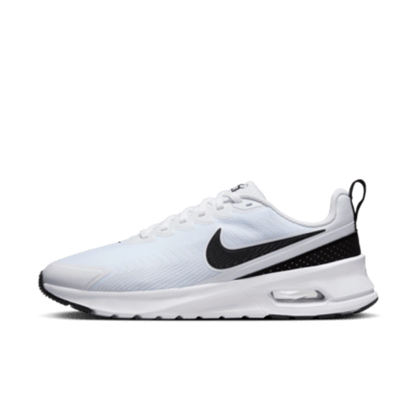 Nike Air Max Nuaxis Shoes - White/White/White/Black - Size 6