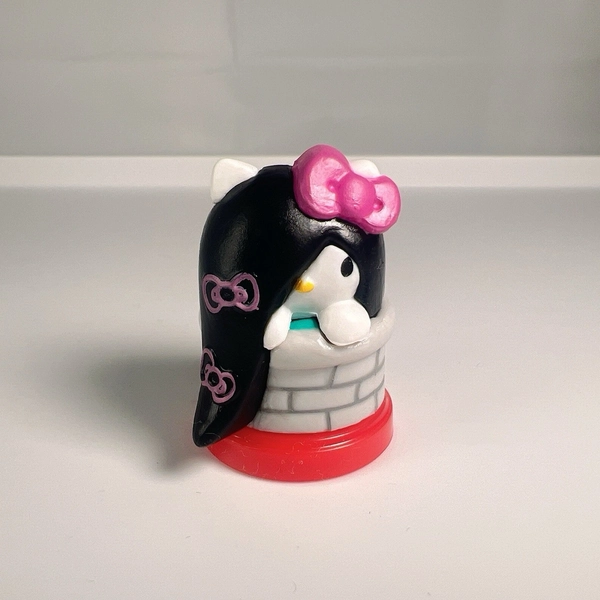 Hello Kitty Sadako Collaboration Figure Choco Egg Plus Japan