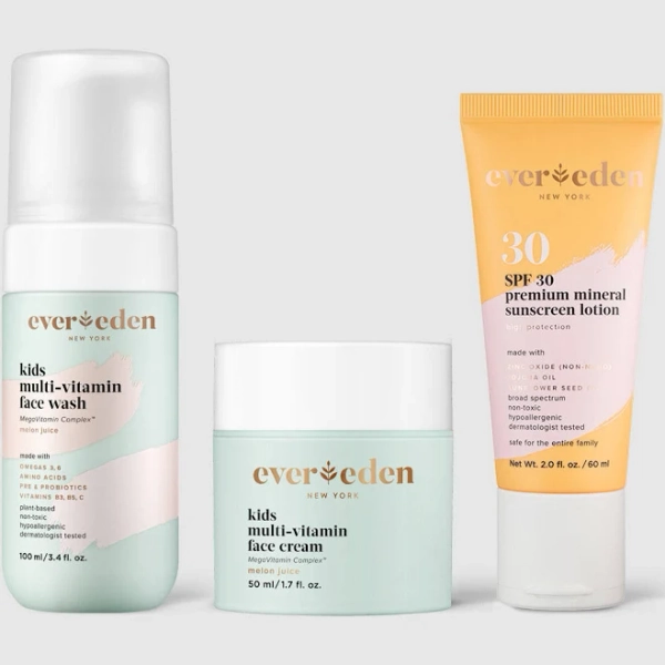 Evereden Kids Daily 1-2-3 Skincare Routine