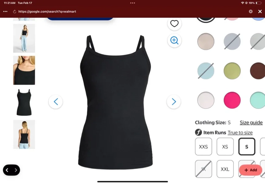 No Boundaries Ribbed Cami Top, Women's XXS-XXL