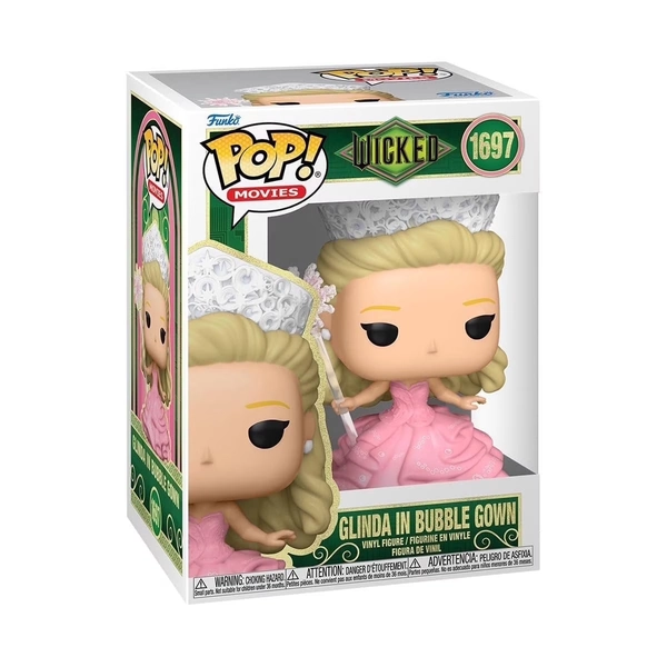 Glinda in Bubble Gown Funko Pop! Movies Wicked Part 1 - Collectible Vinyl Figure #1697 with Box