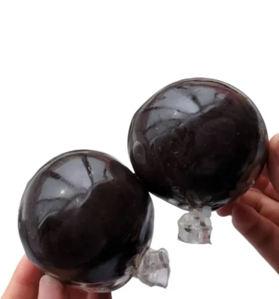 2-Pack Crispy Ball-Shaped Squishy Toys, Ultra-Soft Stress-Relief Wax Balls, Crunchy Sensory