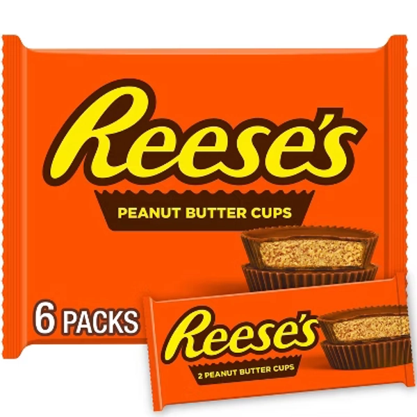 Reese's Milk Chocolate Peanut Butter Cups Candy - 6ct