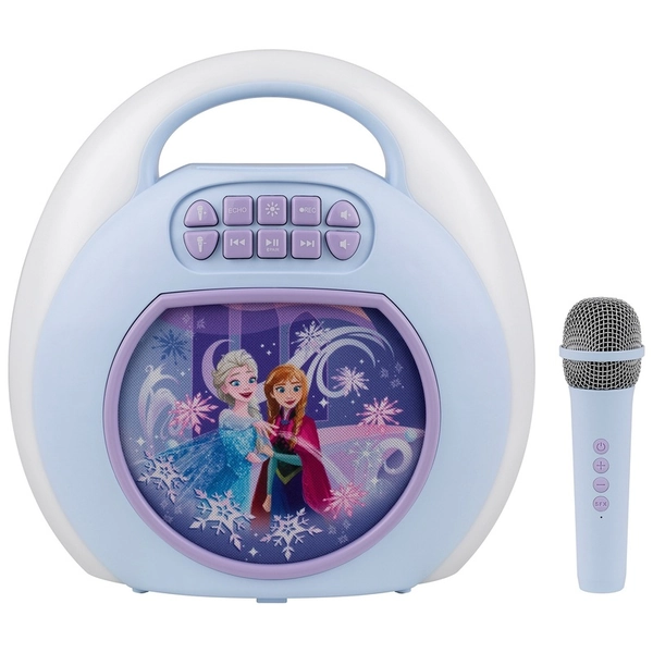 Disney La Reine Des Neiges - Enceinte Karaoké Bluetooth avec Micro - Modèle Aléatoire