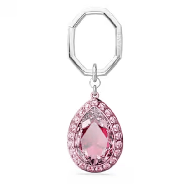 Key ring, Pear cut, Pink