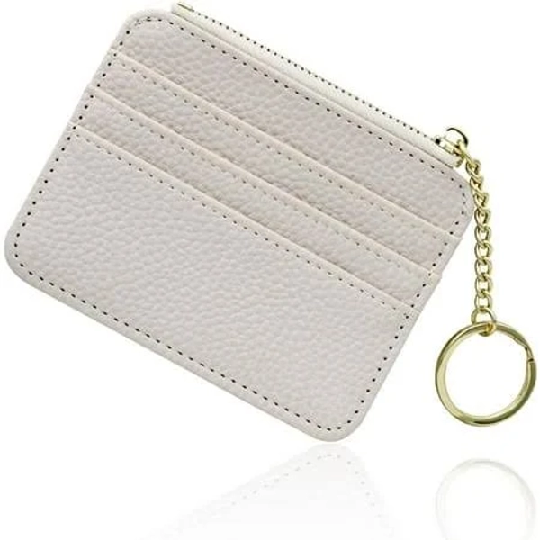 Yoqb Credit Card Wallet Slim Credit Card Holder 6 Slots&1 Zip Pocket