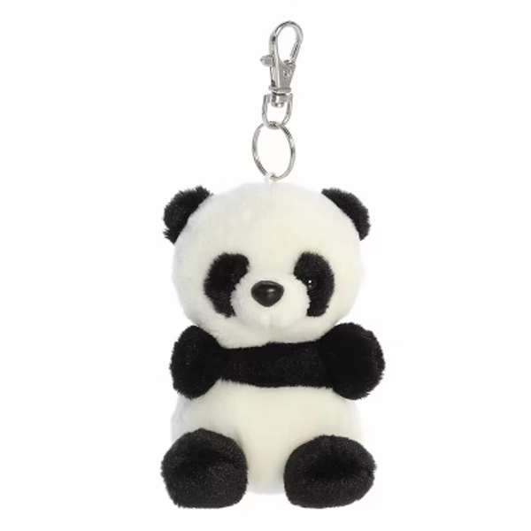 Aurora Mini Bamboo Panda Palm Pals Adorable Clip-On White 4"