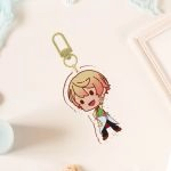 Tsukasa×Keroppi Glitter Acrylic Keychain by eeepybunnz - ACGGOODS