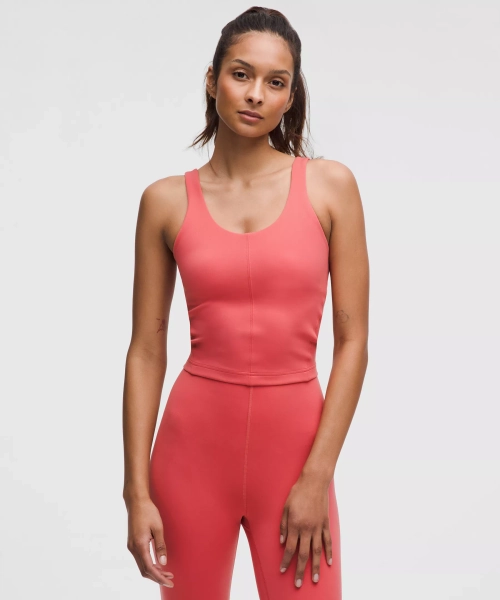 lululemon Glow Up™ Tank Top *Medium Support, B/C Cup - Desert Red - 0