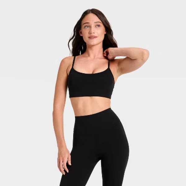 Women's Active Cami Sports Bra - JoyLab™ Black XXS