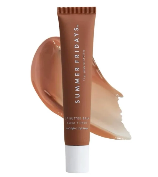 Lip Butter Balm Treatment for Hydration + Nourishing Shine- iced coffee 