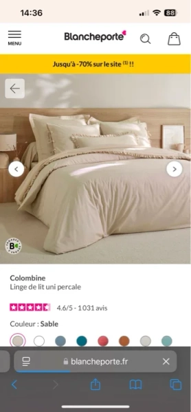 parure de lit
