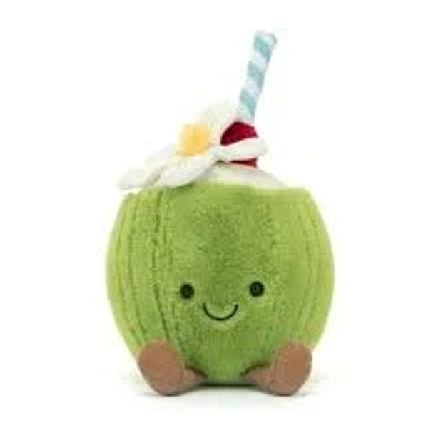 Jellycat Amuseables Aruba Coconut Cuddly Plush Toy Best Gift 15cm/6" NWT