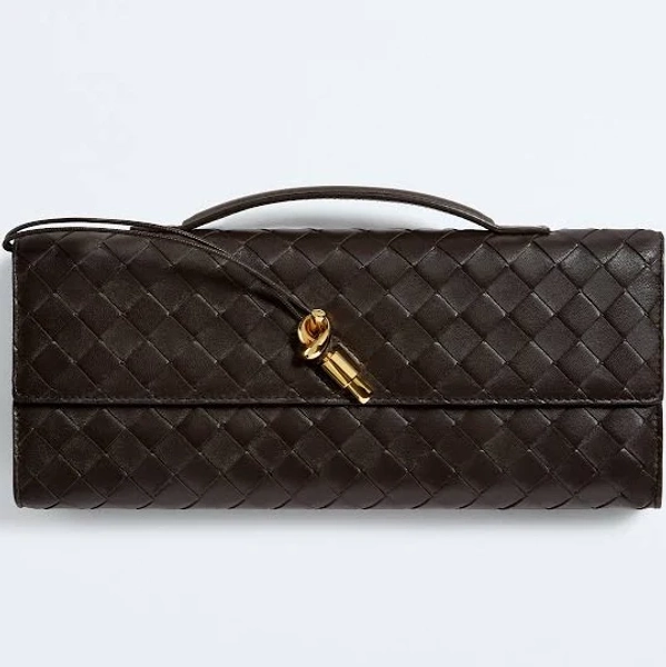 Bottega Veneta Women's Long Andiamo Intrecciato Clutch Bag