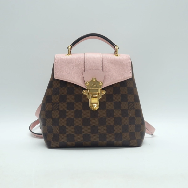 Louis Vuitton Clapton Brown Damier Ebene Canvas Backpack T10237956