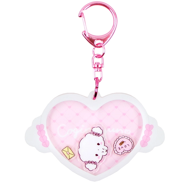 Buy Sanrio Cogimyun Heart Happy Series Acrylic Shaker Keychain Pink at ARTBOX