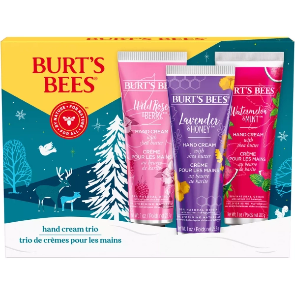 Burt's Bees Hand Cream Trio Holiday Gift Set