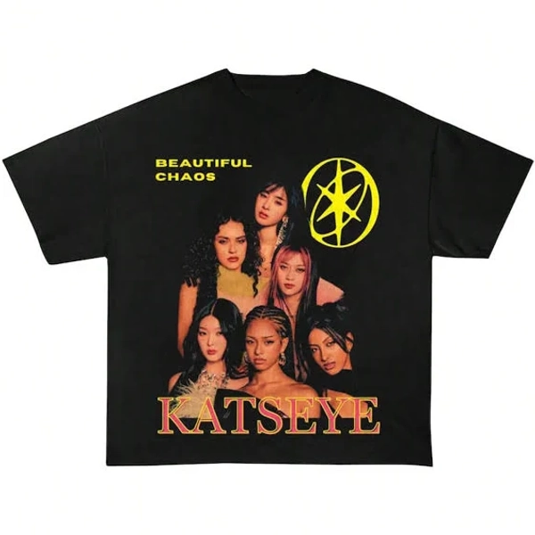 Eyekon Kpop Katseye Graphic T-Shirt