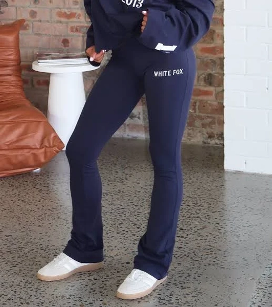 Topic Of Discussion Flare Pants Navy