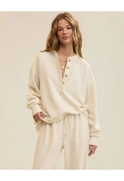 Aerie Women's Sherpa Henley