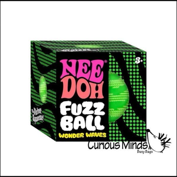 NeeDoh Fuzzball Waves Soft Doh Filled Stretch Ball