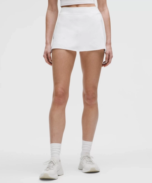 High-Rise Lined Mini Skirt - White/Club Blue - M