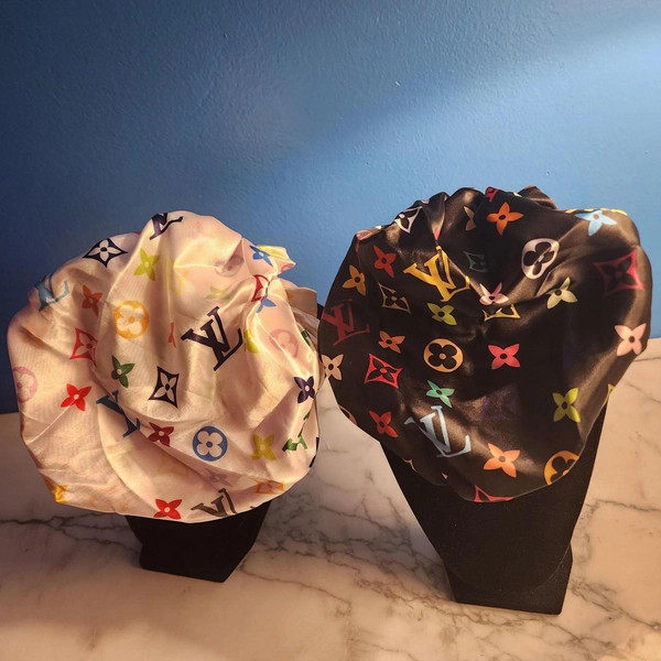 bundle 2 toddler size Colourful little girls bonnets...