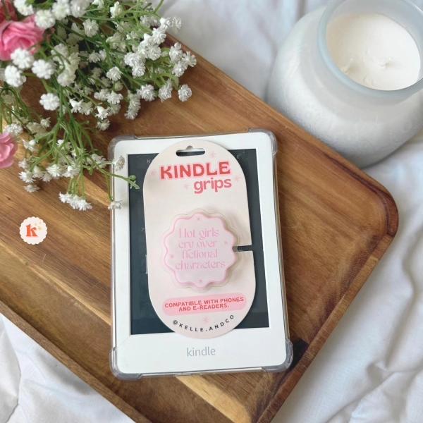 Fictional characters MagSafe Kindle Grip | Kindle Holder | Kindle Accessories | Phone Holder | Ereader accessories | Bookish gifts for her