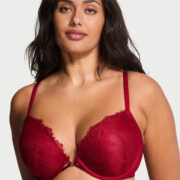 Women's Victoria's Secret Rose Lace Push-Up Bra