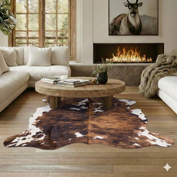 Cowhide Rug DEC25-010 (210cm x 180cm)