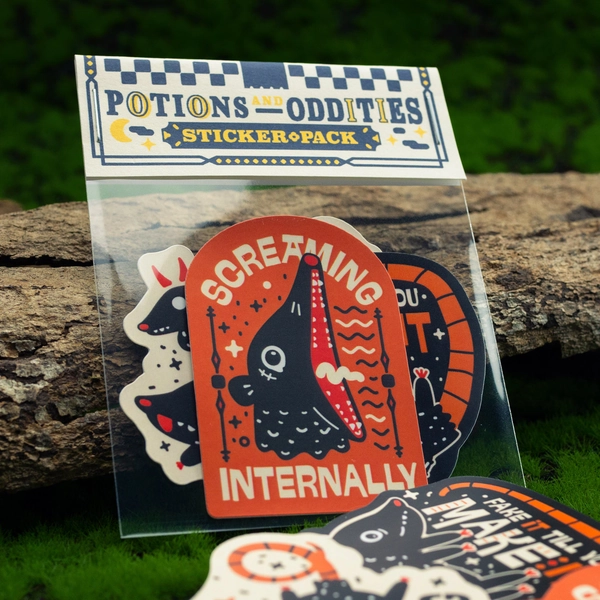 Imp Possum Sticker Pack Season 1: Unhinged Waterproof Vinyl Stickers