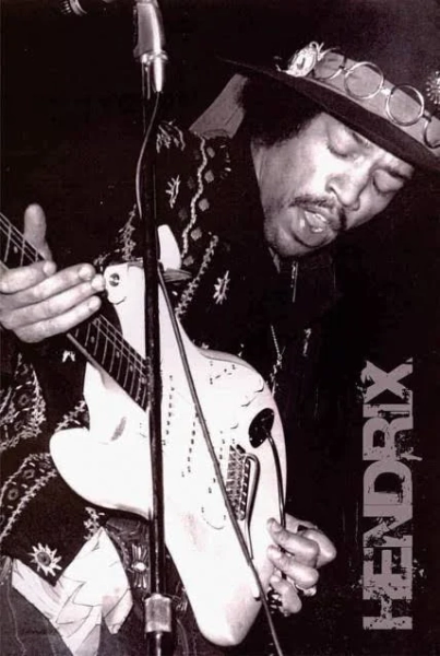 Hal Leonard Jimi Hendrix Wall Poster