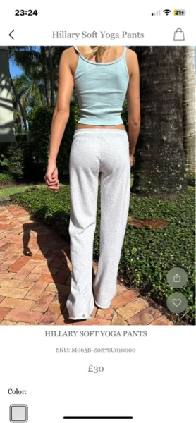 I thought you might like this! Hurry, because it might sell out quick! https://uk.brandymelville.com/products/hillary-soft-yoga-pants - Google Search